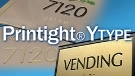 Sign plate Printight® Y type